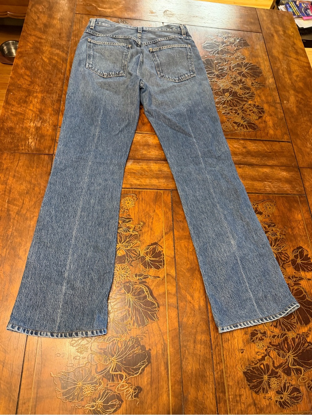 Agolde Vintage Flare Organic Cotton Jeans in Medium Blue